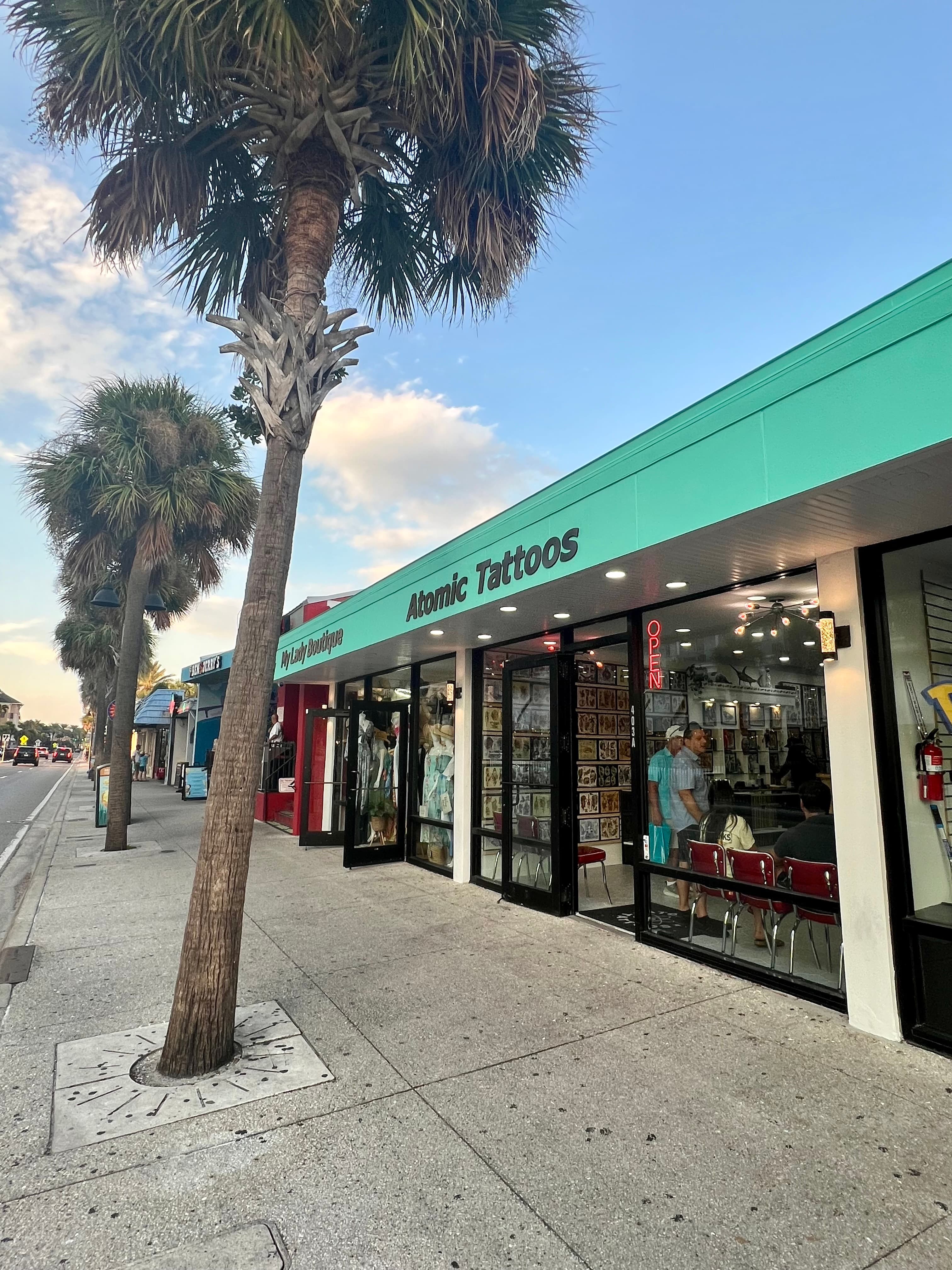 Atomic Tattoos Clearwater Beach storefront