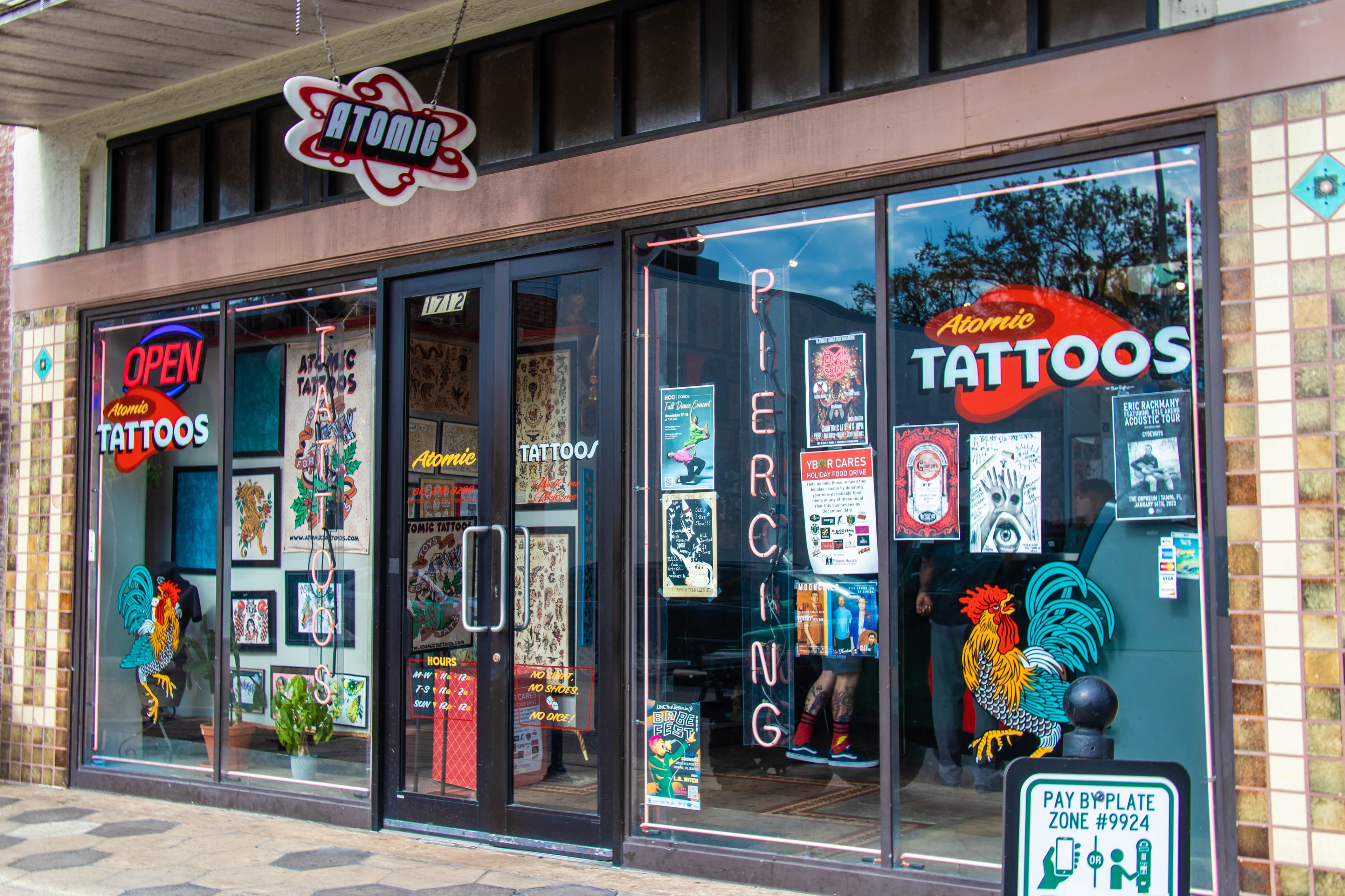 Atomic tattoos Ybor city #1 tattoos shop