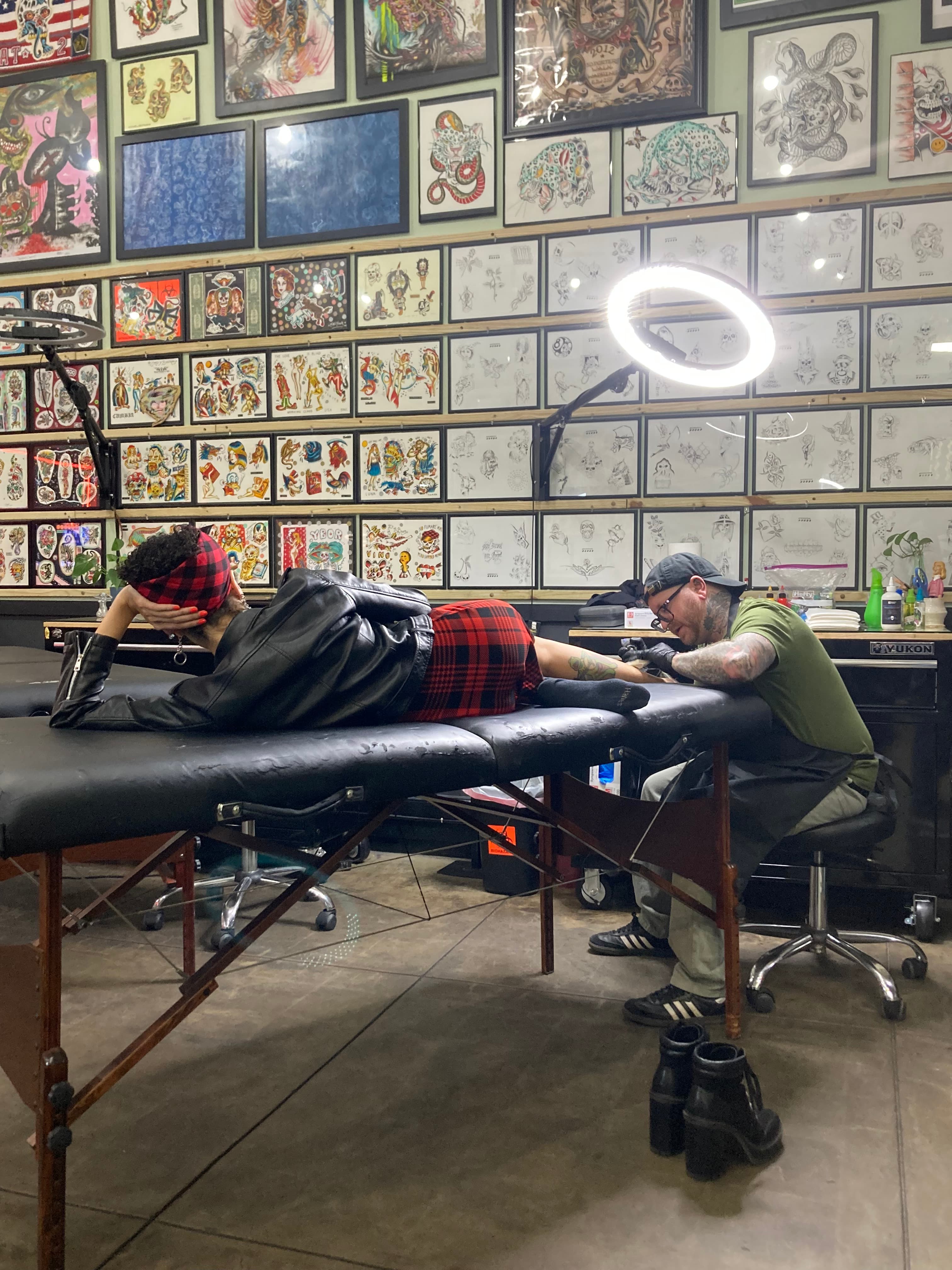 Ybor City tattoo work