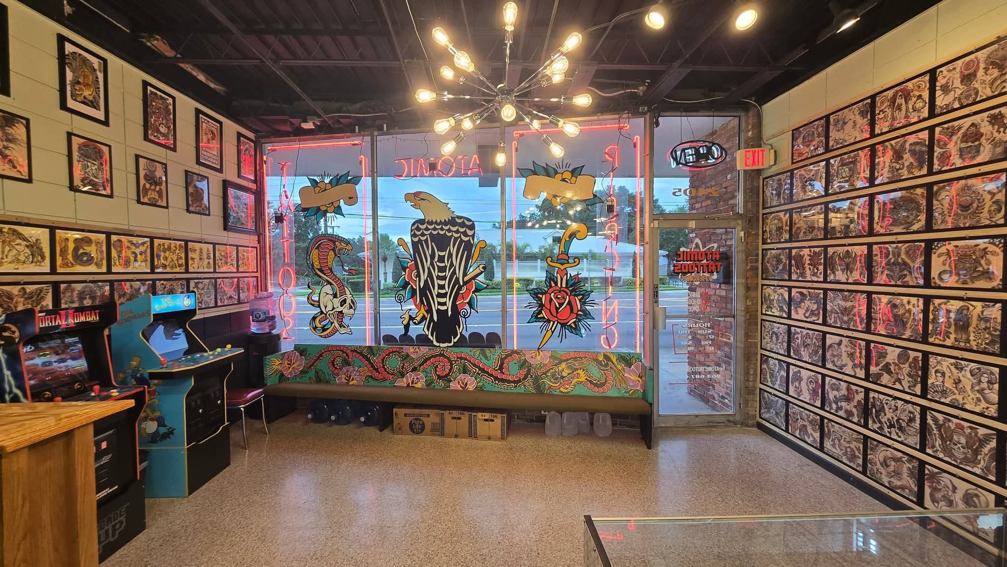 Atomic Tattoos Lakeland Lobby