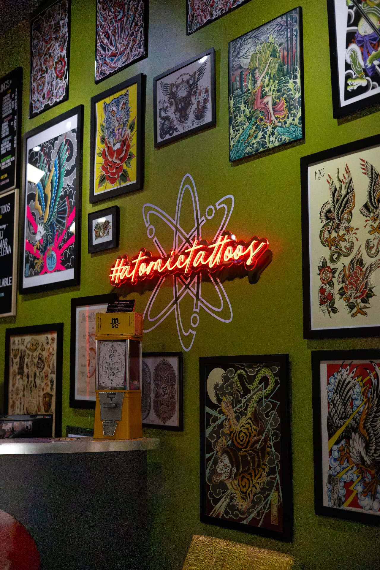 Atomic Tattoos Brandon Mall Lobby